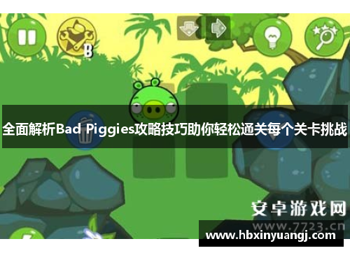 全面解析Bad Piggies攻略技巧助你轻松通关每个关卡挑战